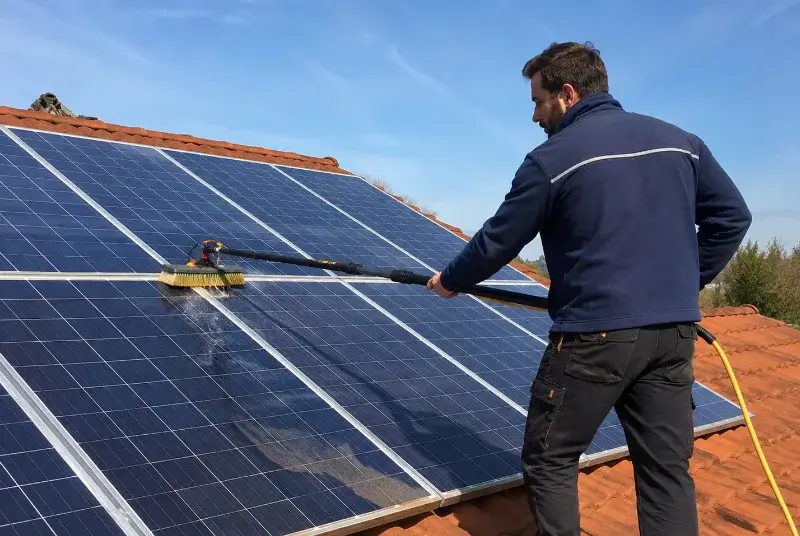 Nettoyage et entretien de panneaux solaires à Maruéjols-lès-Gardon